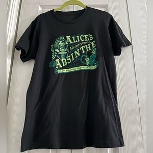Alice's Adventures Black Graphic Women's Tee